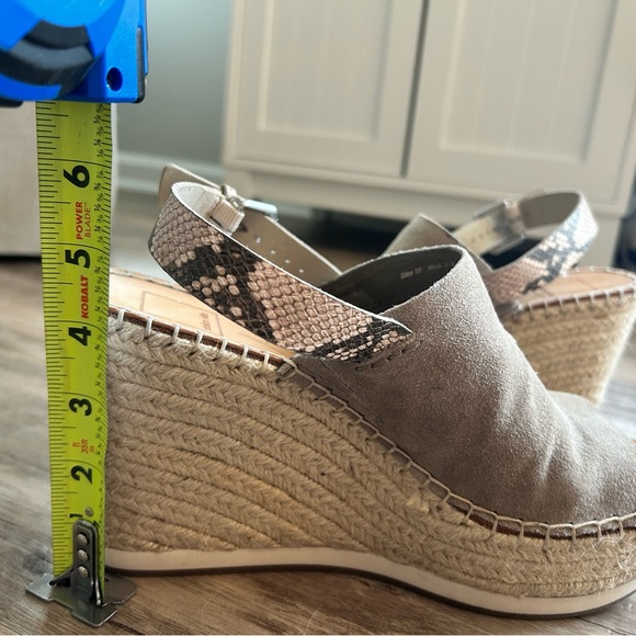 Dolce Vita Suede Espadrille Wedges - Picture 3 of 6